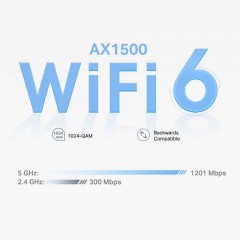 Tp-Link Deco X10 AX1500 Whole Home Mesh Wi-Fi 6 System 3-Pack (1750503020) v1.0