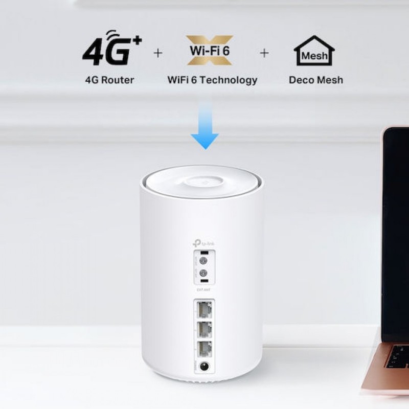 Tp-Link Deco X10-4G AX1500 Whole Home Mesh Wi-Fi 6 Router (1756500092) v1.0