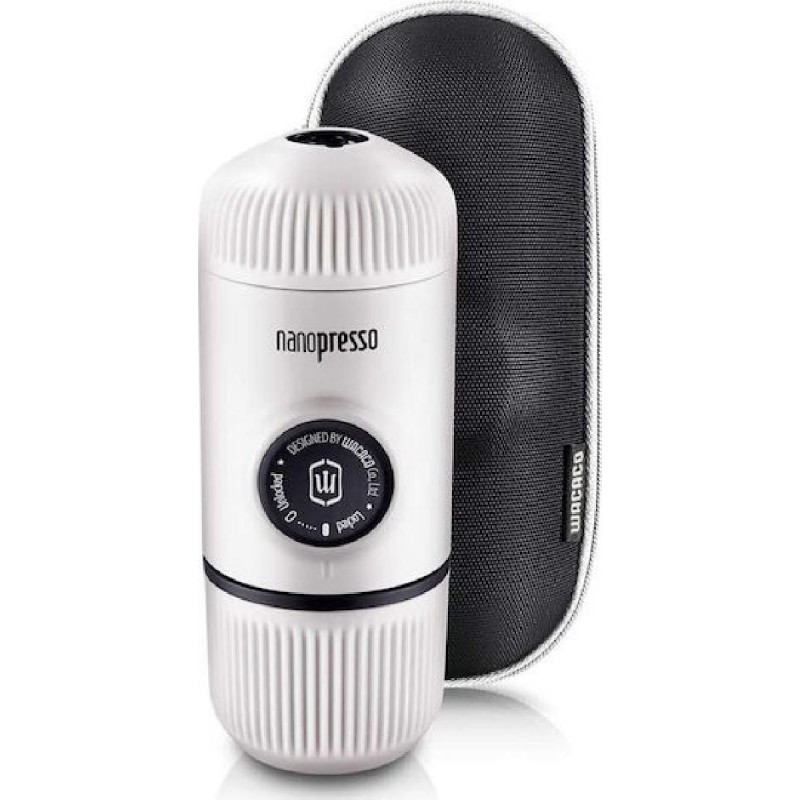 Wacaco NanoPresso Compact Espresso Machine + Case Chill White