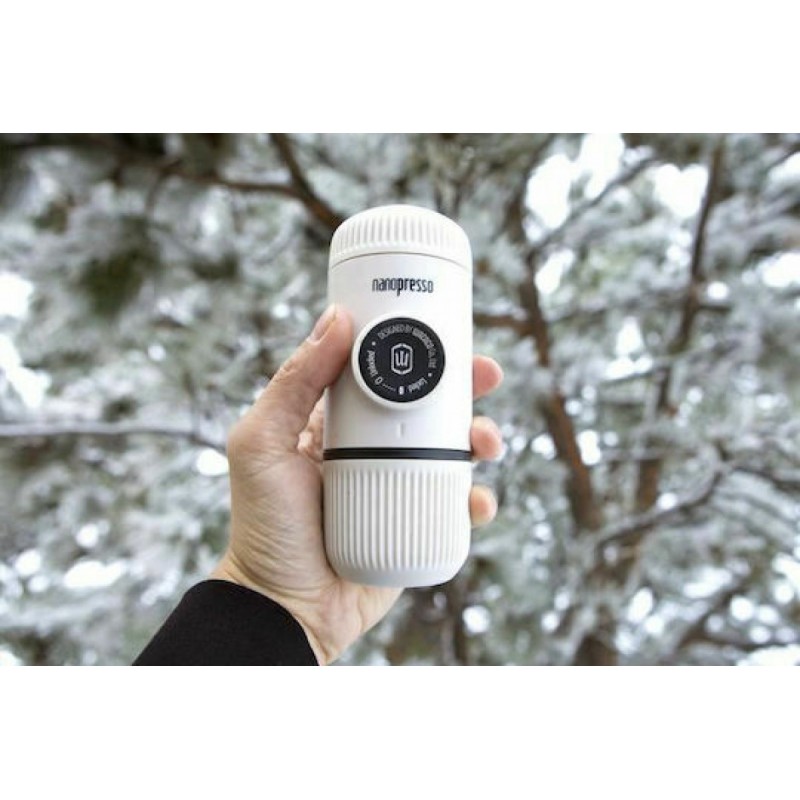 Wacaco NanoPresso Compact Espresso Machine + Case Chill White