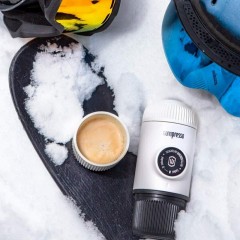 Wacaco NanoPresso Compact Espresso Machine + Case Chill White