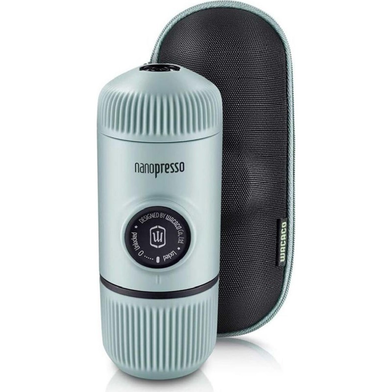Wacaco Nanopresso Elements Φορητή Μηχανή Χειρός Espresso με Θήκη Arctic Blue