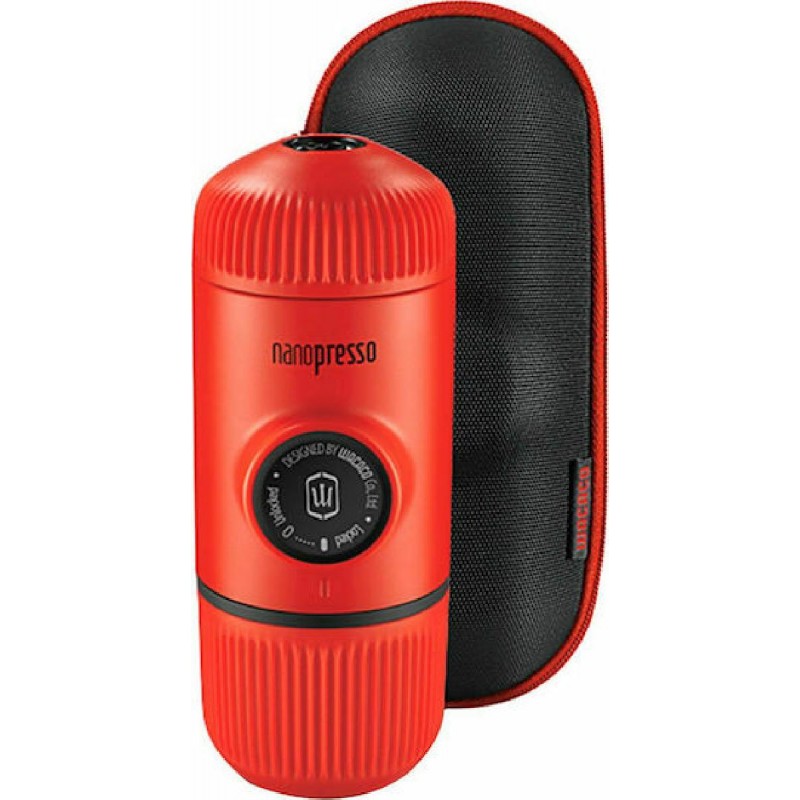 Wacaco Nanopresso Ηλεκτρική Μηχανή 18bar με Δοχείο Καφέ 8gr Κόκκινο