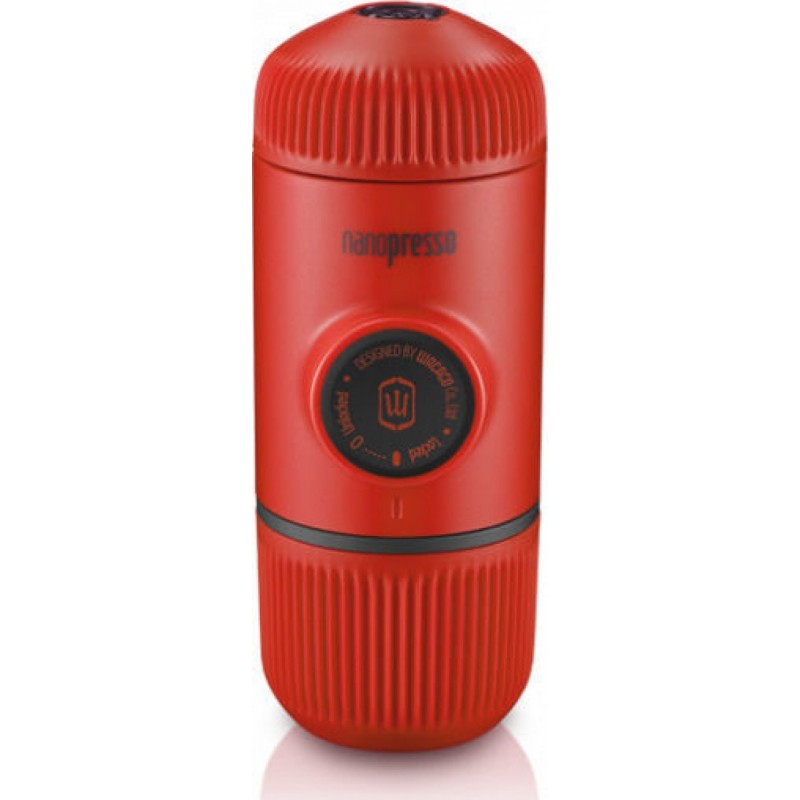 Wacaco Nanopresso Ηλεκτρική Μηχανή 18bar με Δοχείο Καφέ 8gr Κόκκινο