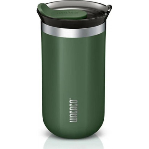Wacaco Octaroma Lungo Travel Mug Ποτήρι Θερμός Ανοξείδωτο BPA Free 300ml Πράσινο