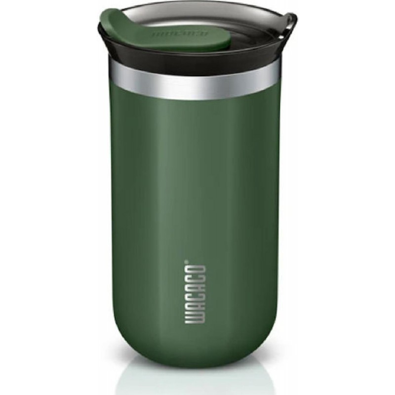 Wacaco Octaroma Lungo Travel Mug Ποτήρι Θερμός Ανοξείδωτο BPA Free 300ml Πράσινο