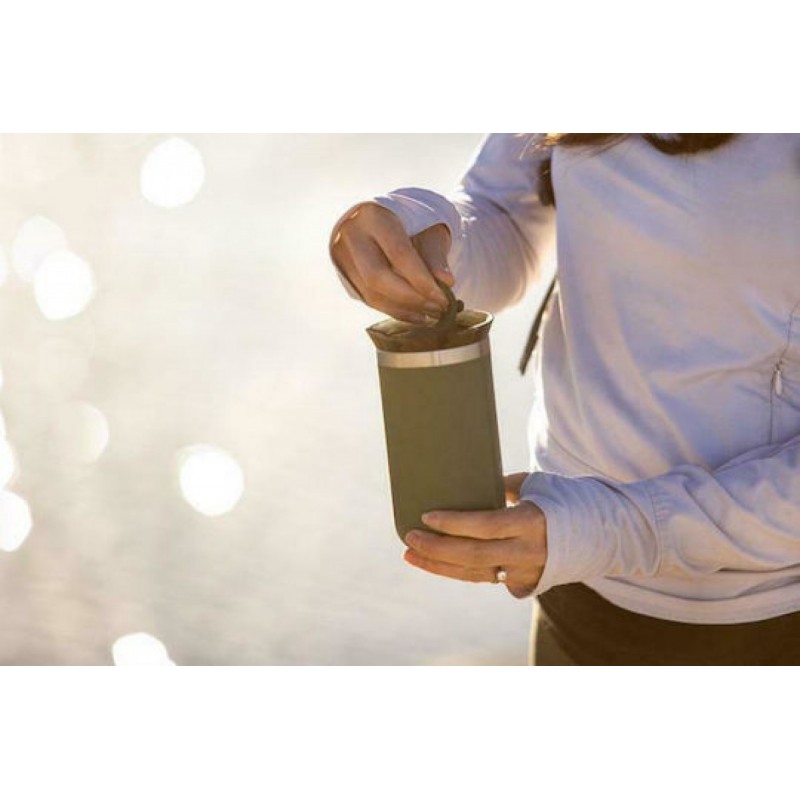 Wacaco Octaroma Lungo Travel Mug Ποτήρι Θερμός Ανοξείδωτο BPA Free 300ml Πράσινο