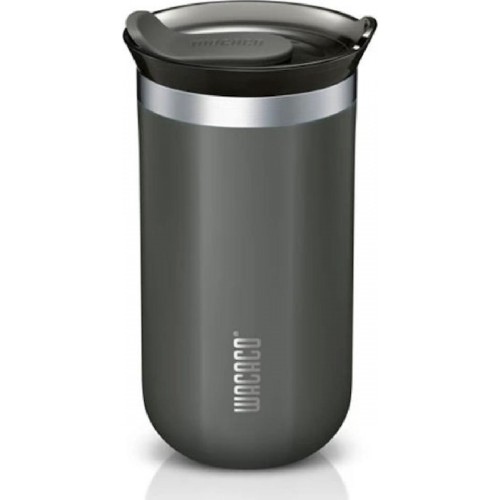 Wacaco Octaroma Lungo Travel Mug Ποτήρι Θερμός Ανοξείδωτο BPA Free 300ml Γκρι
