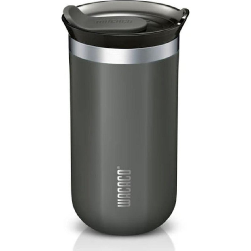 Wacaco Octaroma Lungo Travel Mug Ποτήρι Θερμός Ανοξείδωτο BPA Free 300ml Γκρι