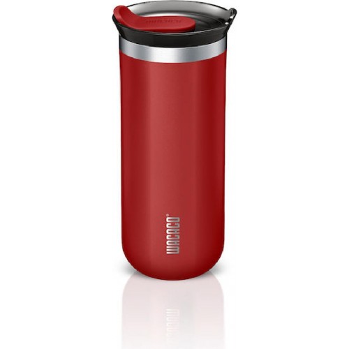 Wacaco Octaroma Grande Travel Mug Ποτήρι Θερμός Ανοξείδωτο BPA Free 435ml Carmine Red