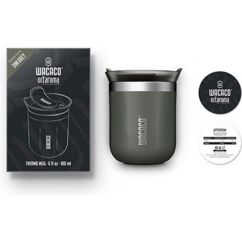 Wacaco Octaroma Classico Thermo Mug 180ml (Dim Grey)