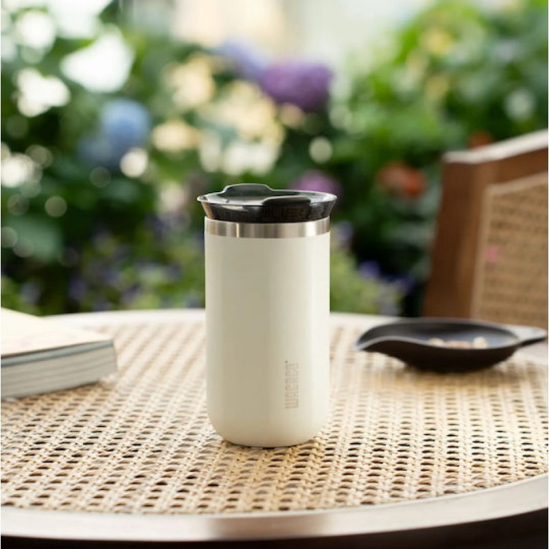 Wacaco Octaroma Lungo Thermo Mug 300ml (Ceramic White)