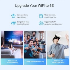 Tp-Link Deco XE75 Pro AXE5400 Tri-Band Mesh Wi-Fi 6E Router 1-Pack (1750503072) v3.0