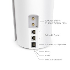 Tp-Link Deco X50 5G Ασύρματο Router Wi-Fi 6 με 3 Θύρες Ethernet v3 (1756500074)
