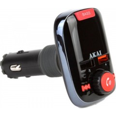 Akai Bluetooth FM Transmitter (FMT-74BT) Black
