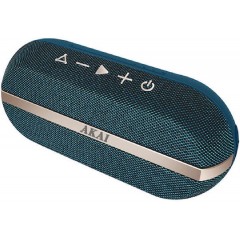 Akai Portable Waterproof Bluetooth Speaker (ABTSW-30B) Blue