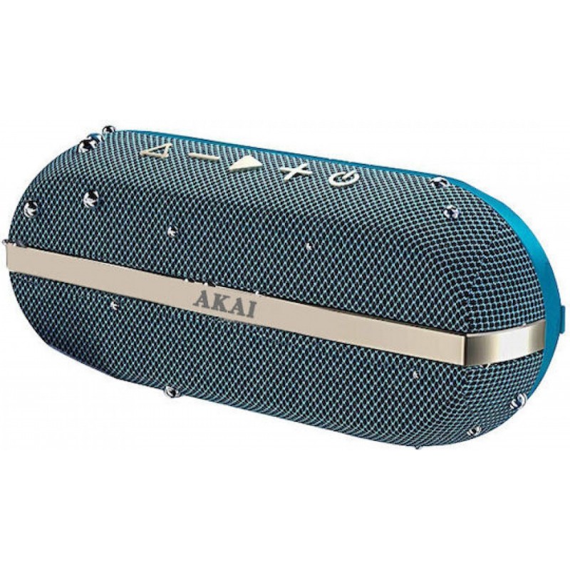 Akai Portable Waterproof Bluetooth Speaker (ABTSW-30B) Blue