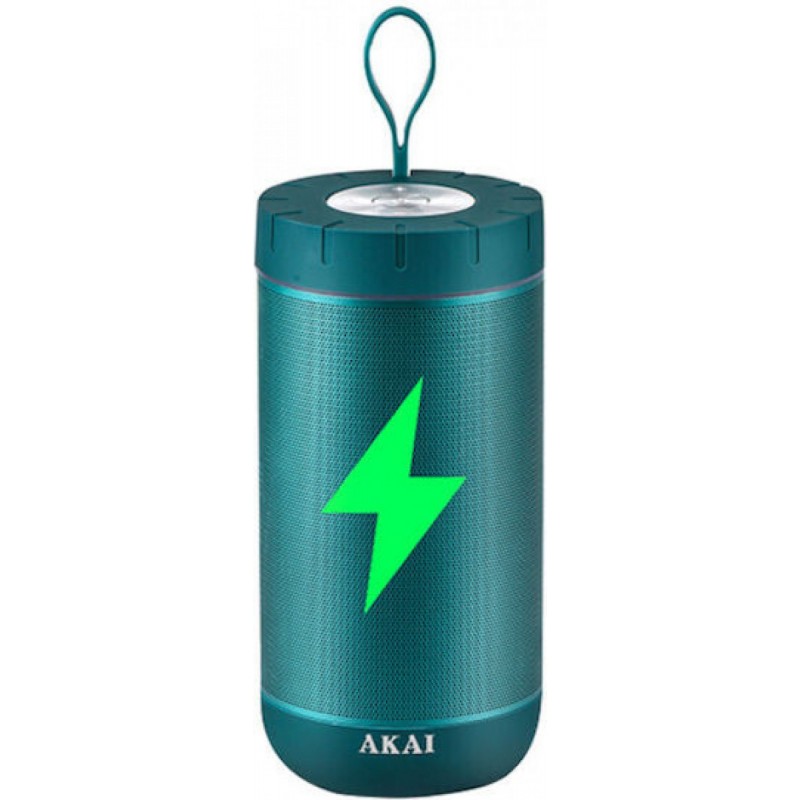 Akai Portable Waterproof Bluetooth Speaker 20W (ABTSW-60) Turquise