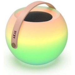 Akai Portable Bluetooth Speaker with Light in 7 Colors 5W (CS6 Shine) Πολύχρωμο
