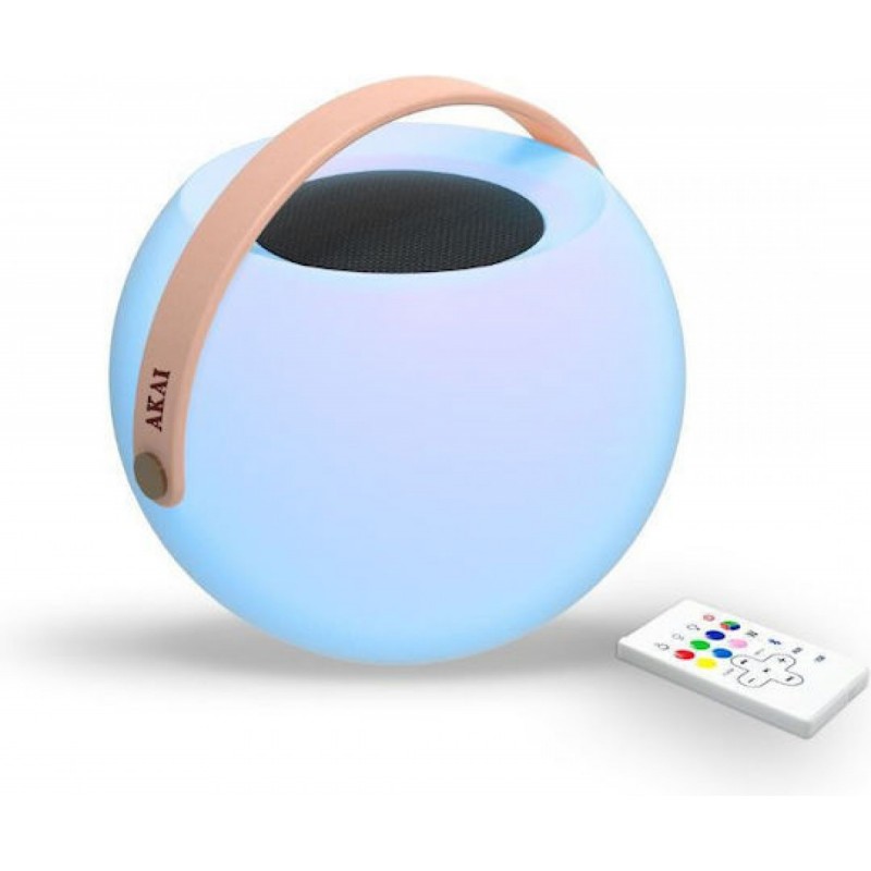 Akai Portable Bluetooth Speaker with Light in 7 Colors 5W (CS6 Shine) Πολύχρωμο
