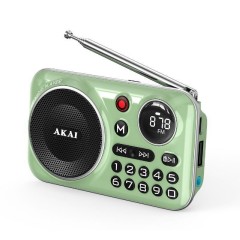 Akai Φορητό Ραδιόφωνο με Bluetooth (APR-500) Πράσινο