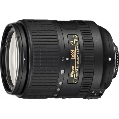 Nikon Nikkor Crop Φωτογραφικός Φακός AF-S DX 18-300mm f/3.5-6.3G ED VR