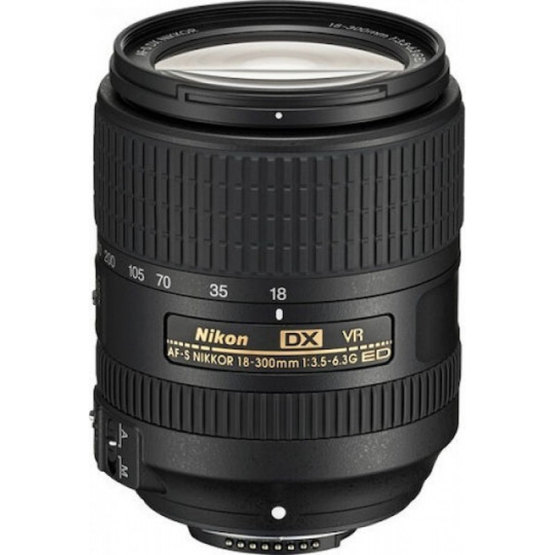 Nikon Nikkor Crop Φωτογραφικός Φακός AF-S DX 18-300mm f/3.5-6.3G ED VR