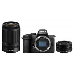 Nikon Z50 II Mirrorless Φωτογραφική Μηχανή Double Kit (Z DX 16-50mm F3.5-6.3 VR + Z DX 50-250mm F4.5-6.3 VR) Black