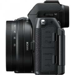 Nikon Z50 II Mirrorless Φωτογραφική Μηχανή Double Kit (Z DX 16-50mm F3.5-6.3 VR + Z DX 50-250mm F4.5-6.3 VR) Black