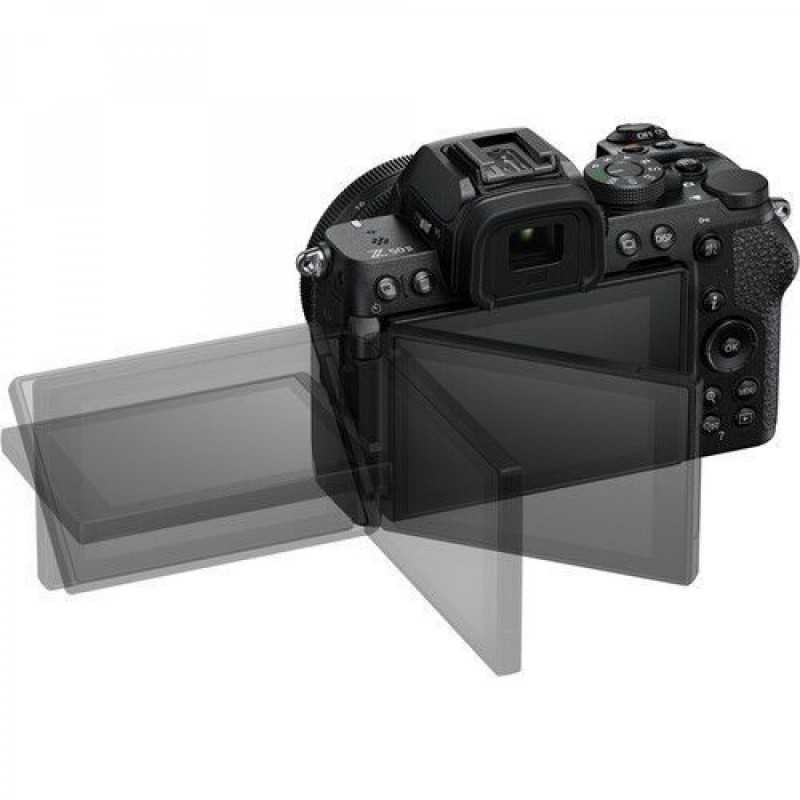 Nikon Z50 II Mirrorless Φωτογραφική Μηχανή Double Kit (Z DX 16-50mm F3.5-6.3 VR + Z DX 50-250mm F4.5-6.3 VR) Black