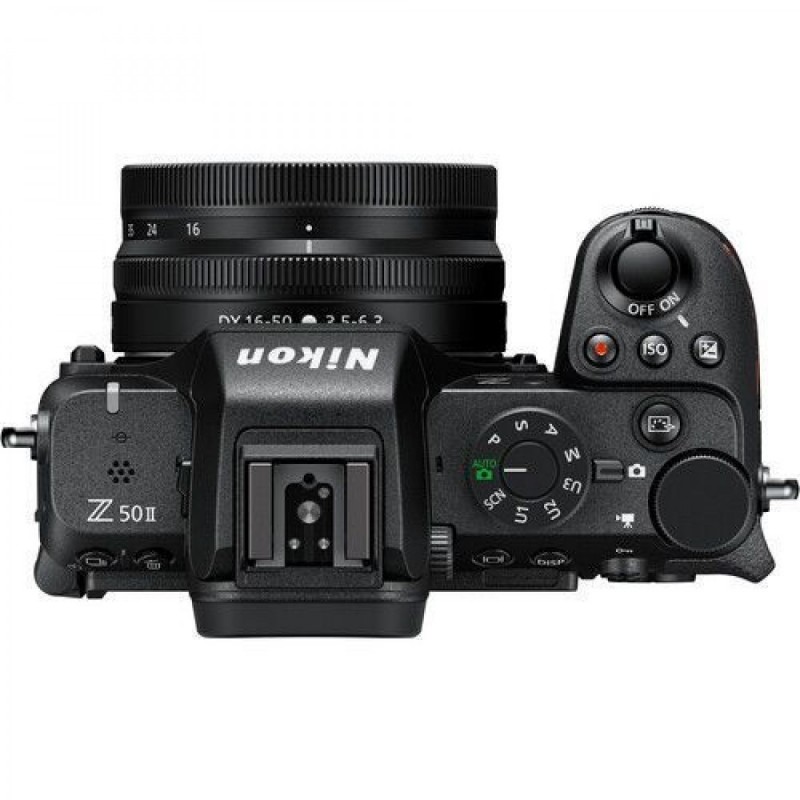 Nikon Z50 II Mirrorless Φωτογραφική Μηχανή Double Kit (Z DX 16-50mm F3.5-6.3 VR + Z DX 50-250mm F4.5-6.3 VR) Black