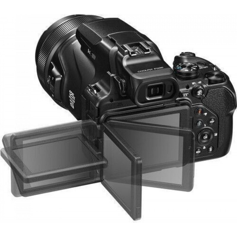 Nikon Coolpix P1100 Compact Φωτογραφική Μηχανή 16MP Οπτικού Ζουμ 125x Μαύρη