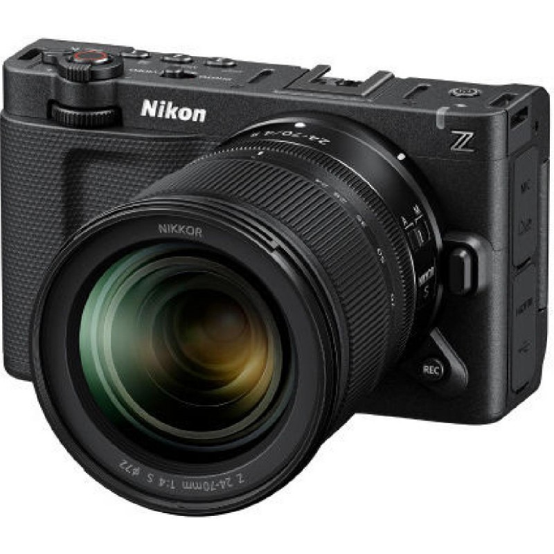 Nikon ZR Z Cinema Video Mirrorless Κινηματογραφική Φωτογραφική Μηχανή 6Κ + Nikon Z 24-70 f/4 S (VOA180K001) Μαύρη