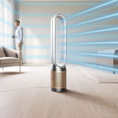 Dyson Purifier Cool PC2 Καθαριστής Αέρα για Χώρους 40m² 546519-01 White-Gold