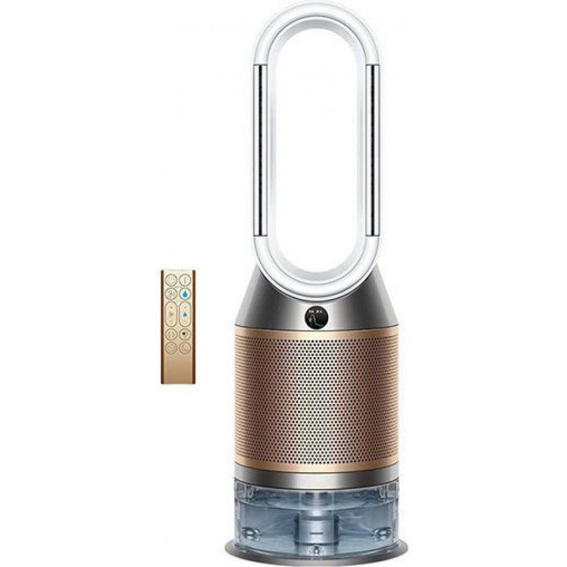 Dyson Καθαριστής Αέρα / Υγραντήρας 41W για Χώρους 81m² (545007-01) White/Gold