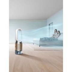 Dyson Καθαριστής Αέρα / Υγραντήρας 41W για Χώρους 81m² (545007-01) White/Gold