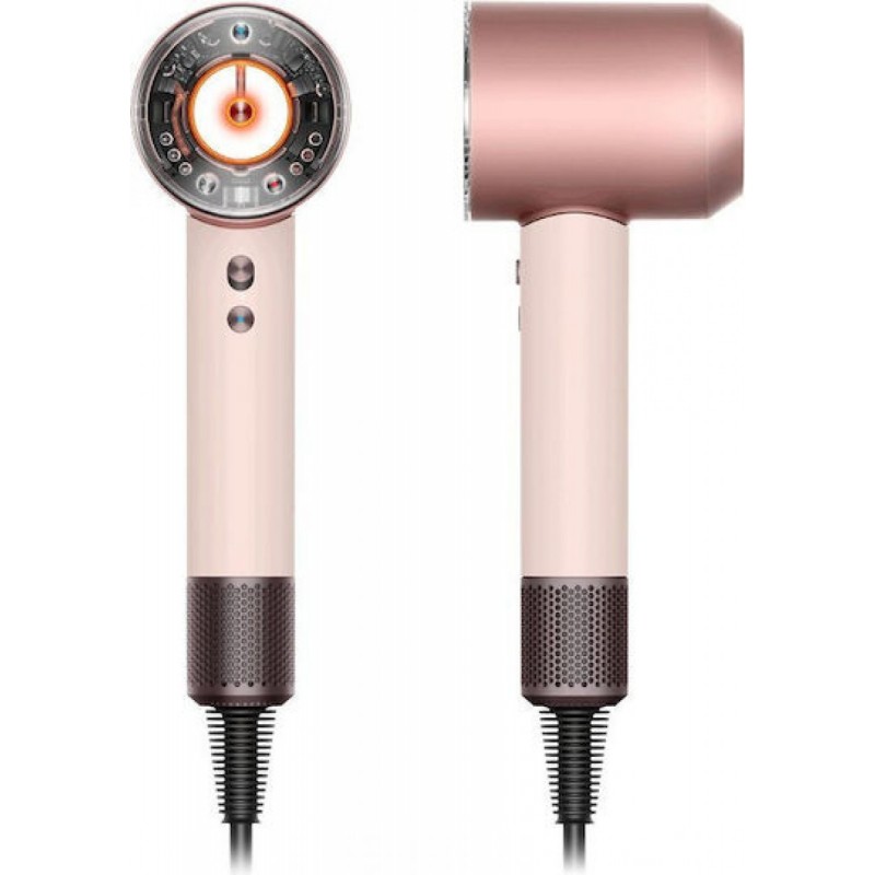 Dyson HD16 Supersonic Nural Straight+Wavy Επαγγελματικό Πιστολάκι Μαλλιών με Φυσούνα 1600W (113407-01) Ceramic Pink/Rose Gold