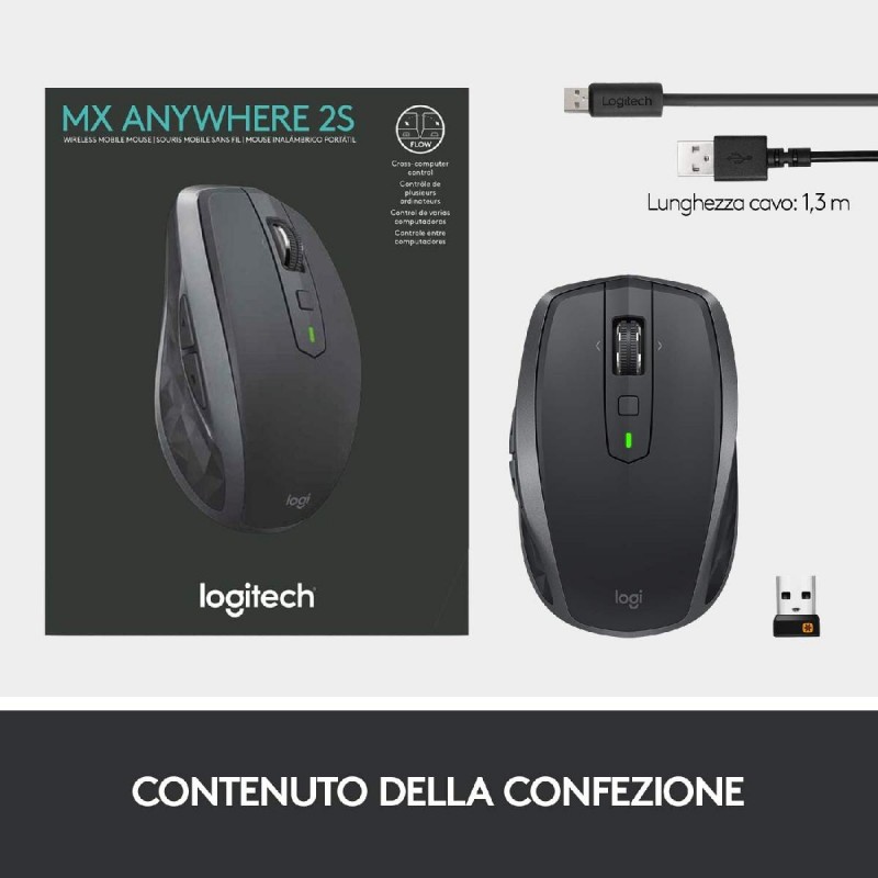 Logitech MX Anywhere 2S Grafit (910-005153)