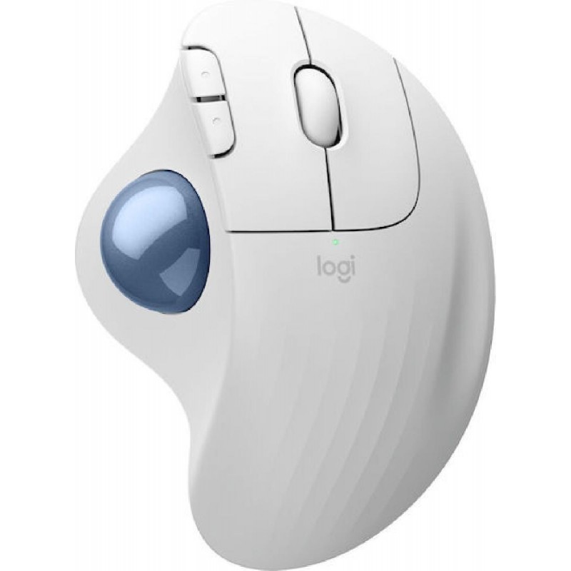 Logitech Ergo M575S Ασύρματο Bluetooth Ποντίκ (910-007030)l Λευκό