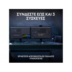 Logitech MX Keys S Ασύρματο Bluetooth Πληκτρολόγιο Αγγλικό US (920-011587) Black
