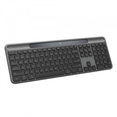 Logitech Keyboard Wireless Signature Slim Solar+ K980 US (920-013764) Graphite