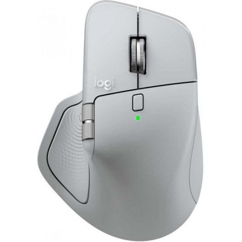 Logitech MX Master 4 for Mac Ασύρματο Εργονομικό Bluetooth Ποντίκι White Silver