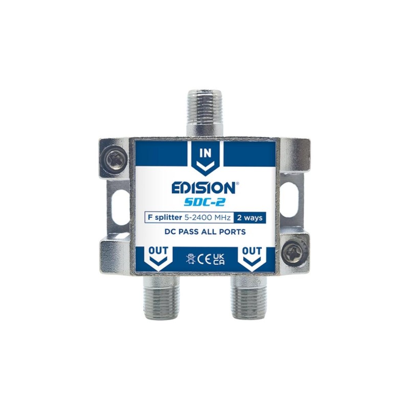 Edision 2 Ways F 5-2400MHz SDC-2 Διακλαδωτής