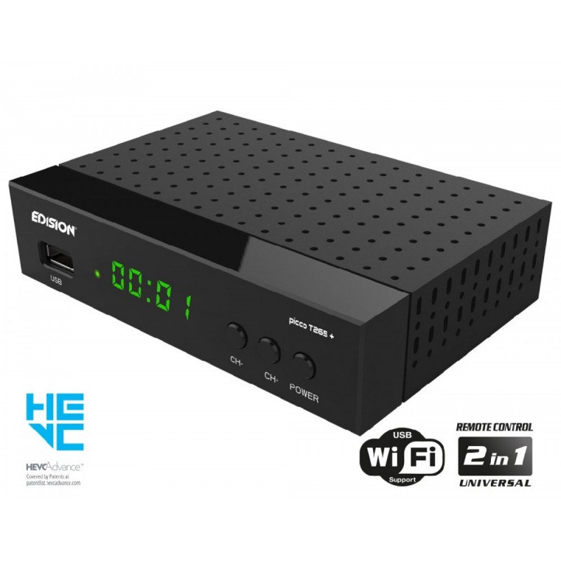 Edision Picco T265 Plus Επίγειος Ψηφιακός Αποκωδικοποιητής (01-07-0029)
