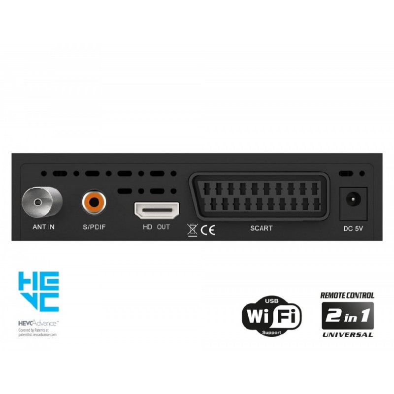 Edision Picco T265 Plus Επίγειος Ψηφιακός Αποκωδικοποιητής (01-07-0029)