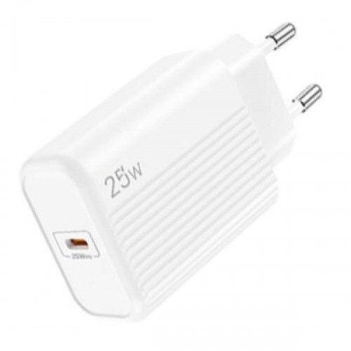 Lamtech Φορτιστής Χωρίς Καλώδιο με Θύρα USB-C 25W Power Delivery (LAM112693) Λευκός