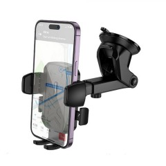 Lamtech MULTI-Angle Clamping Car Holder For Smartphones Up To 7' (LAM980541) Black