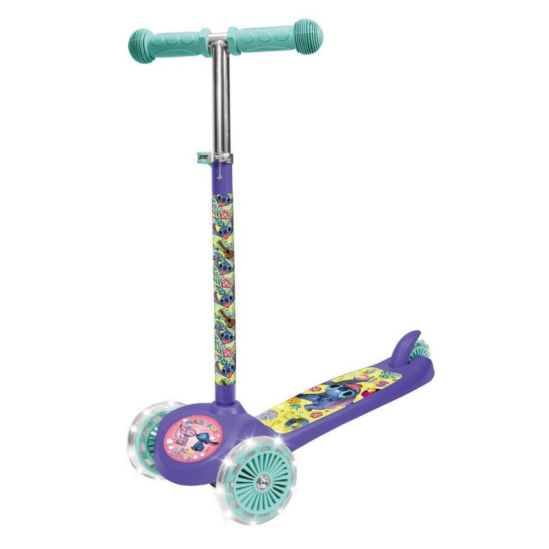 AS Scooter Plus Stitch με Φωτιζόμενες Ρόδες Για 3+ Ετών