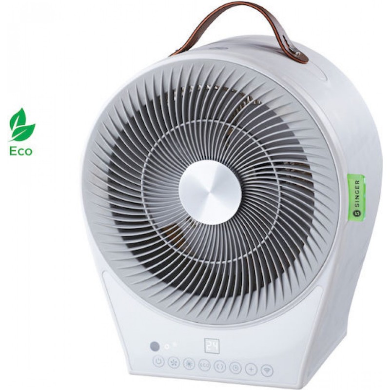 Singer 2-in-1 Αερόθερμο & Ανεμιστήρας 2000W (FHT 6320) Γκρι