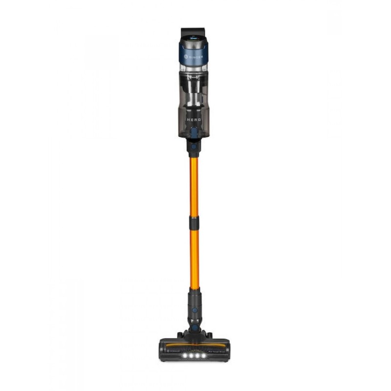 Singer Επαναφορτιζόμενη Σκούπα Stick 29.6V (VCL3010) Μπλε/Πορτοκαλί